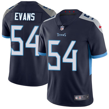 Personalized Titans #54 Rashaan Evans Navy Blue Alternate Youth Stitched NFL Untouchable Limited Jersey