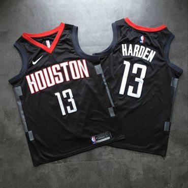 Personalized Rockets 13 James Harden Black Swingman Jersey