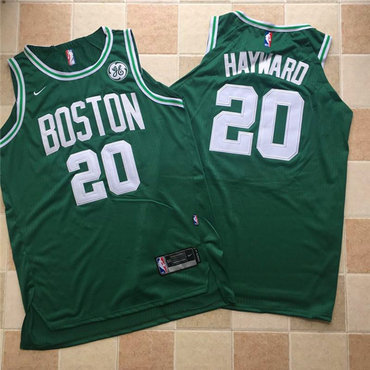 Personalized Celtics 20 Gordon Hayward Green Authentic Jersey