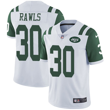Personalized Jets #30 Thomas Rawls White Men’s Stitched NFL Untouchable Limited Jersey