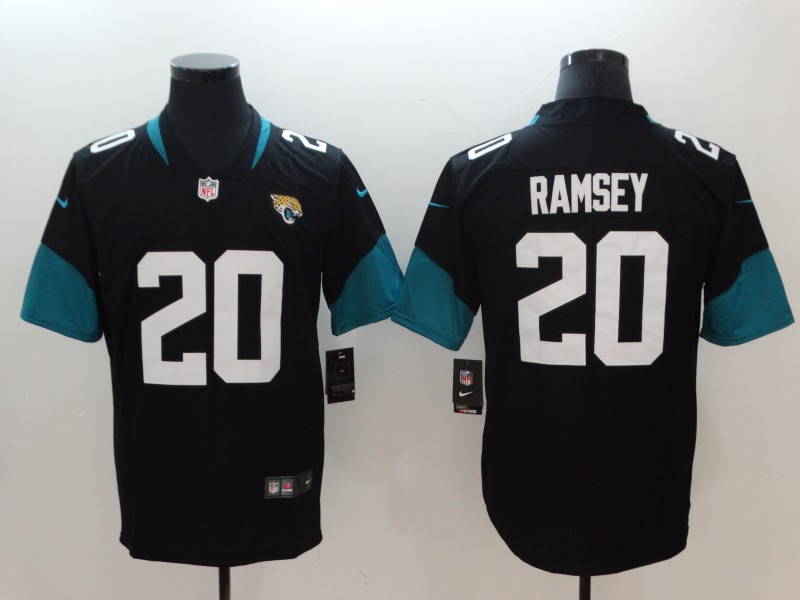 Personalized Jaguars 20 Jalen Ramsey Black New 2018 Untouchable Limited Jersey