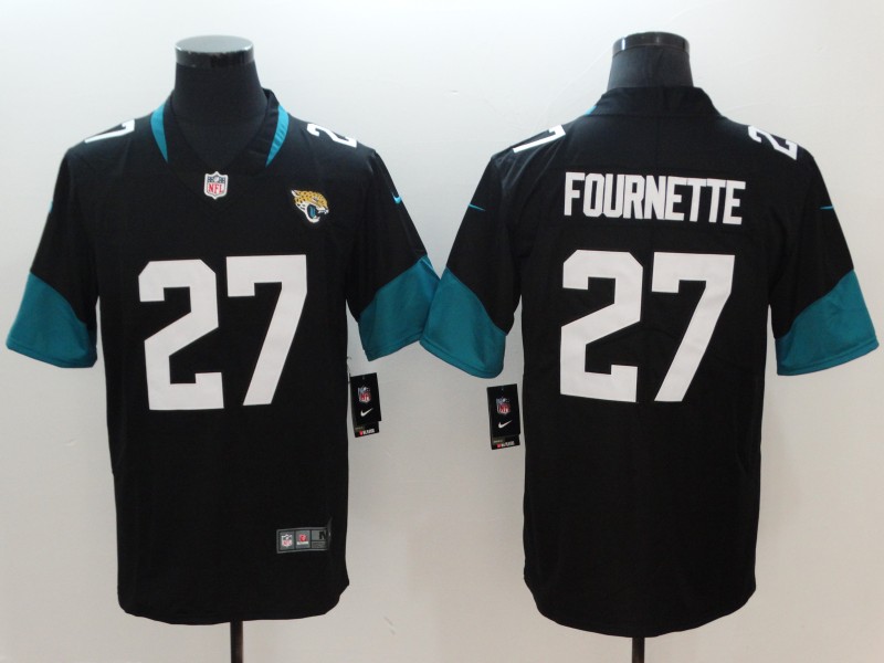 Personalized Jaguars 27 Leonard Fournette Black New 2018 Untouchable Limited Jersey
