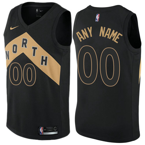 Personalized Toronto Raptors Blackized City Edition Authentic NBA Jersey
