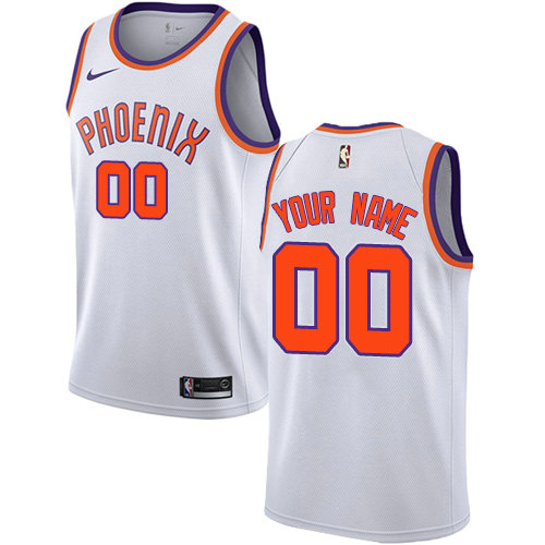 Personalized Men’s Phoenix Suns Swingman Whiteized Association Edition Jersey