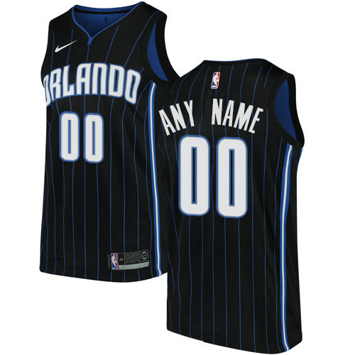 Personalized Men’s Orlando Magicized Swingman Black Alternate NBA Statement Edition Jersey