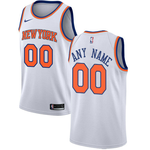 Personalized Men’s New York Knicksized Authentic White NBA Association Edition Jersey