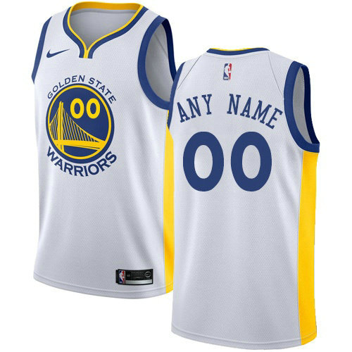 Personalized Men’s Golden State Warriorsized Swingman White Home NBA Association Edition Jersey