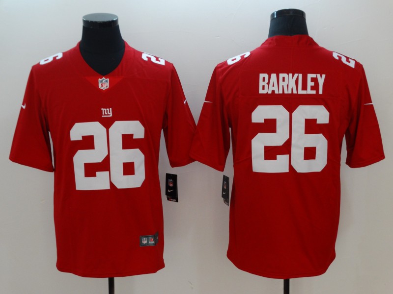 Personalized Giants 26 Saquon Barkley White Untouchable Limited Jersey