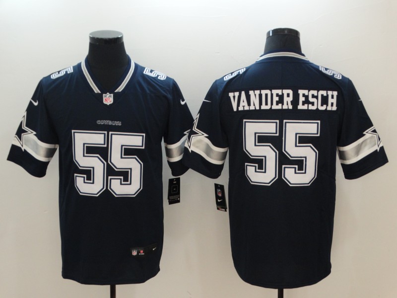 Personalized Cowboys 55 Leighton Vander Esch Navy Untouchable Limited Jersey