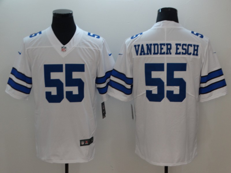Personalized Cowboys 55 Leighton Vander Esch White Untouchable Limited Jersey