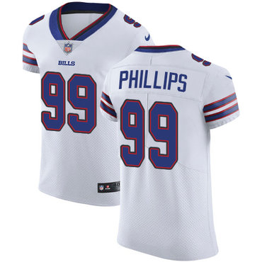 Personalized Bills #99 Harrison Phillips White Men’s Stitched NFL Untouchable Elite Jersey