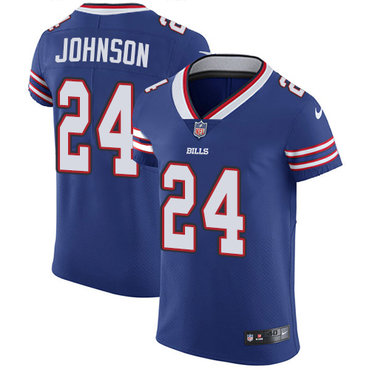Personalized Bills #24 Taron Johnson Royal Blue Team Color Men’s Stitched NFL Untouchable Elite Jersey