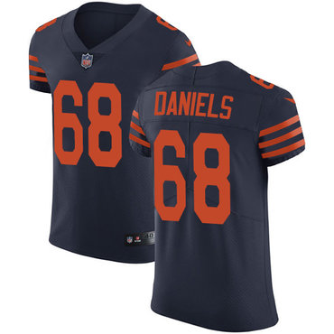 Personalized Bears #68 James Daniels Navy Blue Alternate Men’s Stitched NFL Untouchable Elite Jersey