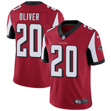 Personalized Falcons #20 Isaiah Oliver Red Team Color Men’s Stitched NFL Untouchable Limited Jersey