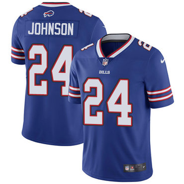 Personalized Bills #24 Taron Johnson Royal Blue Team Color Men’s Stitched NFL Untouchable Limited Jersey