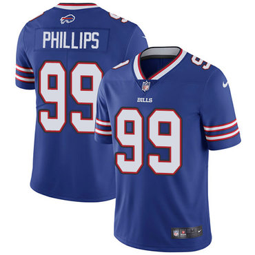 Personalized Bills #99 Harrison Phillips Royal Blue Team Color Men’s Stitched NFL Untouchable Limited Jersey