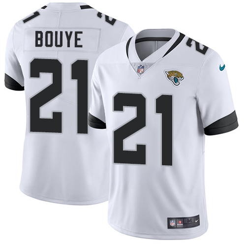 Personalized Jaguars #21 A.J. Bouye White Men’s Stitched NFL Untouchable Limited Jersey