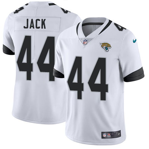 Personalized Jaguars #44 Myles Jack White Men’s Stitched NFL Untouchable Limited Jersey