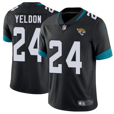 Personalized Jaguars #24 T.J. Yeldon Black Alternate Men’s Stitched NFL Untouchable Limited Jersey