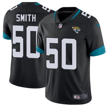 Personalized Jaguars #50 Telvin Smith Black Alternate Men’s Stitched NFL Untouchable Limited Jersey