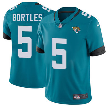 Personalized Jaguars #5 Blake Bortles Teal Green Team Color Men’s Stitched NFL Untouchable Limited Jersey