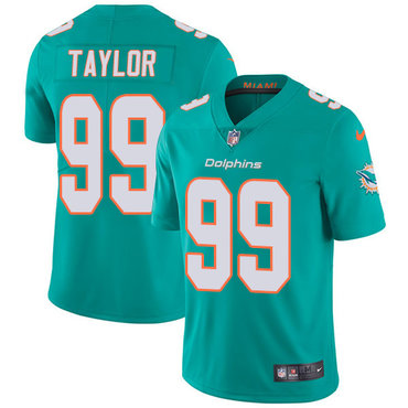 Personalized Dolphins #99 Jason Taylor Aqua Green Team Color Men’s Stitched NFL Untouchable Limited Jersey
