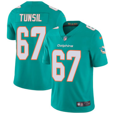 Personalized Dolphins #67 Laremy Tunsil Aqua Green Team Color Men’s Stitched NFL Untouchable Limited Jersey