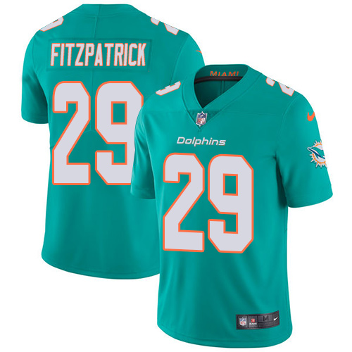Personalized Dolphins #29 Minkah Fitzpatrick Aqua Green Team Color Men’s Stitched NFL Untouchable Limited Jersey
