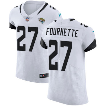 Personalized Jaguars #27 Leonard Fournette White Men’s Stitched NFL Untouchable Elite Jersey