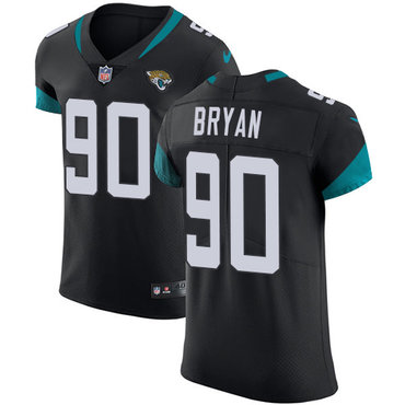 Personalized Jaguars #90 Taven Bryan Black Alternate Men’s Stitched NFL Untouchable Elite Jersey