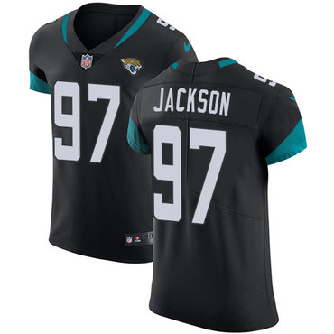 Personalized Jaguars #97 Malik Jackson Black Alternate Men’s Stitched NFL Untouchable Elite Jersey
