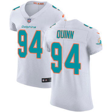 Personalized Dolphins #94 Robert Quinn White Men’s Stitched NFL Untouchable Elite Jersey