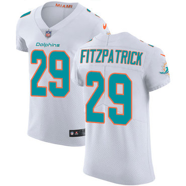 Personalized Dolphins #29 Minkah Fitzpatrick White Men’s Stitched NFL Untouchable Elite Jersey