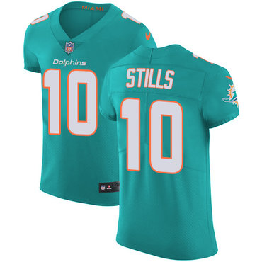 Personalized Dolphins #10 Kenny Stills Aqua Green Team Color Men’s Stitched NFL Untouchable Elite Jersey