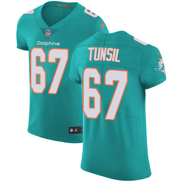 Personalized Dolphins #67 Laremy Tunsil Aqua Green Team Color Men’s Stitched NFL Untouchable Elite Jersey
