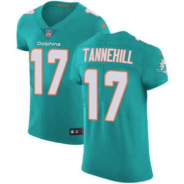 Personalized Dolphins #17 Ryan Tannehill Aqua Green Team Color Men’s Stitched NFL Untouchable Elite Jersey