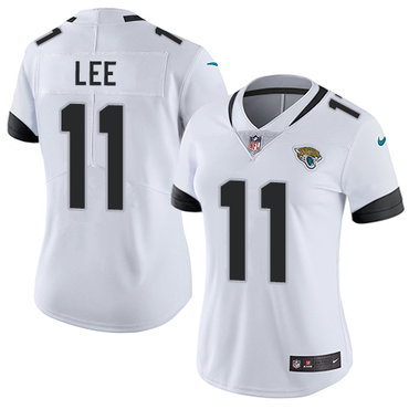 Personalized Jaguars #11 Marqise Lee White Women’s Stitched NFL Untouchable Limited Jersey