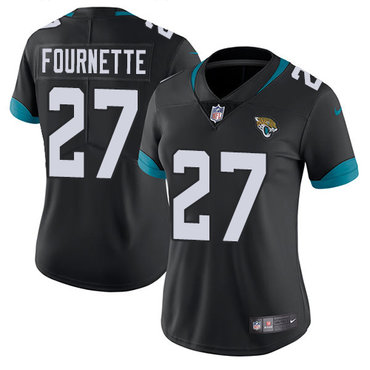 Personalized Jaguars #27 Leonard Fournette Black Alternate Women’s Stitched NFL Untouchable Limited Jersey
