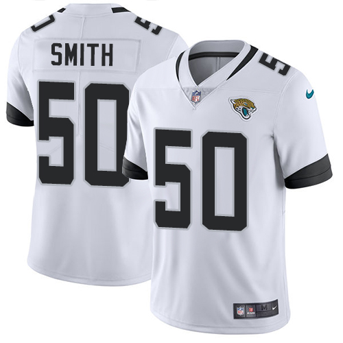 Personalized Jaguars #50 Telvin Smith White Youth Stitched NFL Untouchable Limited Jersey