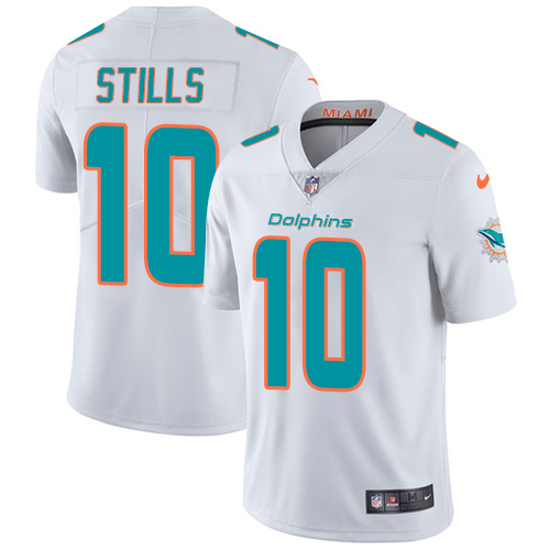 Personalized Dolphins #10 Kenny Stills White Youth Stitched NFL Untouchable Limited Jersey