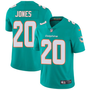 Personalized Dolphins #20 Reshad Jones Aqua Green Team Color Youth Stitched NFL Untouchable Limited Jersey