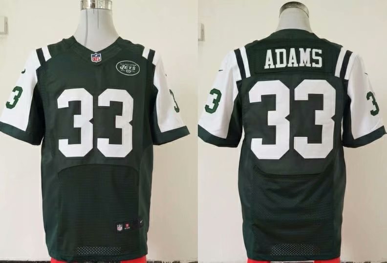 Personalized Jets 33 Jamal Adams Green Elite Jersey