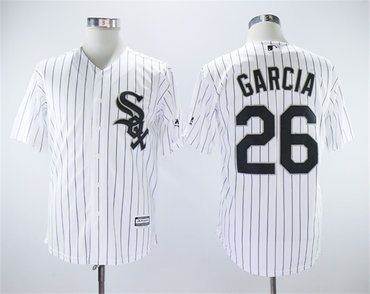 Personalized White Sox 26 Avisail Garcia White Cool Base Jersey