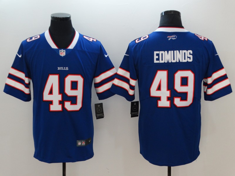 Personalized Bills 49 Tremaine Edmunds Royal Untouchable Limited Jersey