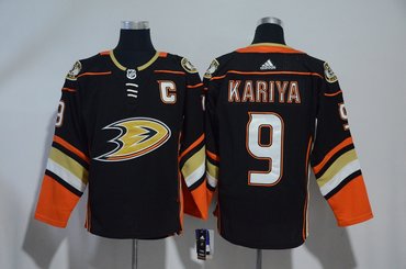 Personalized Ducks 9 Paul Kariya Black Jersey
