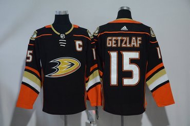 Personalized Ducks 15 Ryan Getzlaf Black Jersey