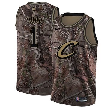 Personalized Cavaliers #1 Rodney Hood Camo NBA Swingman Realtree Collection Jersey