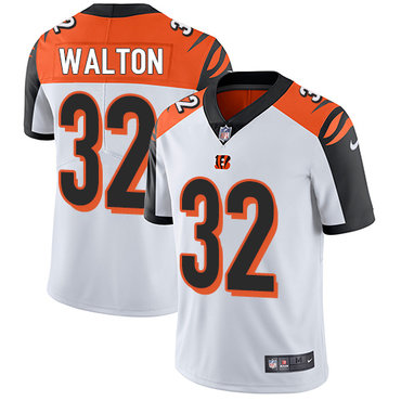 Personalized Bengals #32 Mark Walton White Men’s Stitched NFL Untouchable Limited Jersey