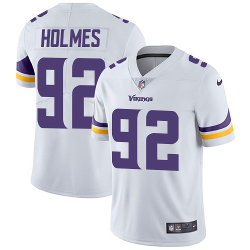 Personalized Vikings #92 Jalyn Holmes White Men’s Stitched NFL Untouchable Limited Jersey