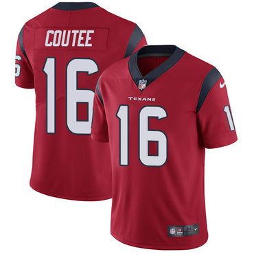 Personalized Texans #16 Keke Coutee Red Alternate Men’s Stitched NFL Untouchable Limited Jersey